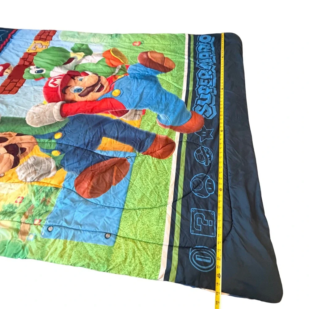 Nintendo Super Mario Bros Reversible Twin Comforter Mario Luigi Yoshi 2017